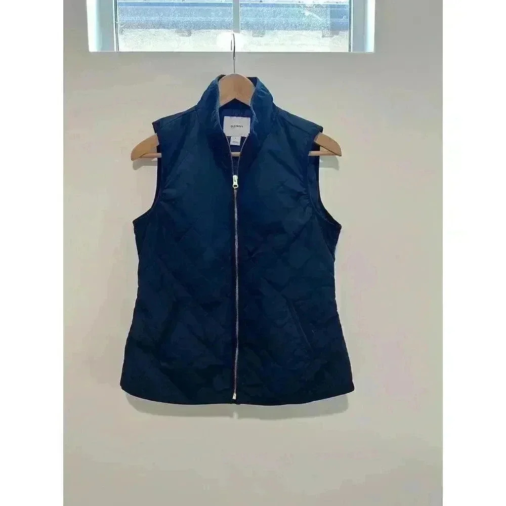 Old Navy‎ Quilted Vest Blue Size Small